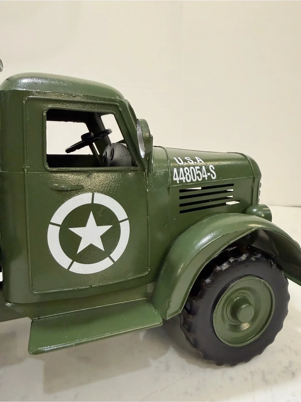 The Peacekeeper Military Truck Camouflage Metal Decanter